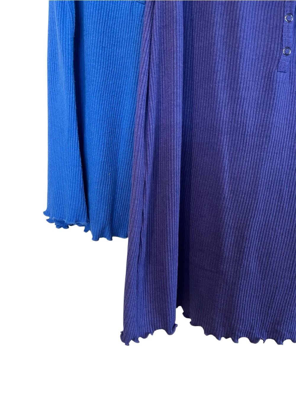 Three Women's Ribbed V-Neck Tank Tops - Picture 3 of 6